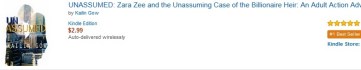 Unassumed is #1 Bestseller on Amazon for Literature